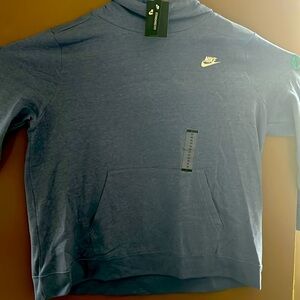 Nike light blue hoodie